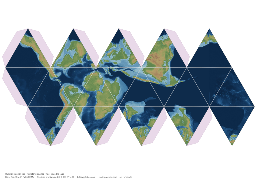 Cretaceous folding globe net