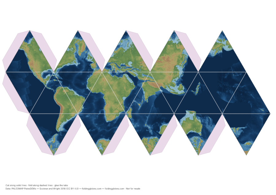 Paleogene folding globe net