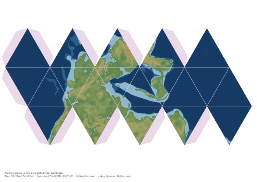 Pangaea folding globe net