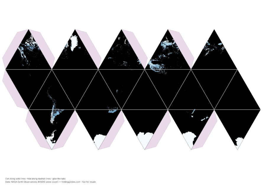 Snow & Ice folding globe net
