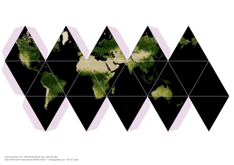 Living Green Earth folding globe net