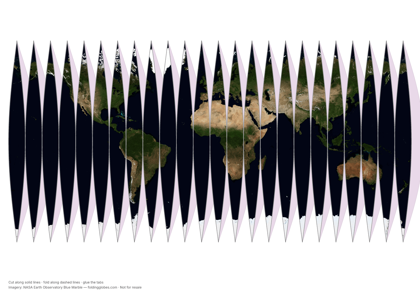 Gores paper globe net